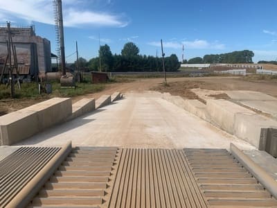 строительство пандусов для заезда на завальную яму зерносушильного комплекса в городе Кирове